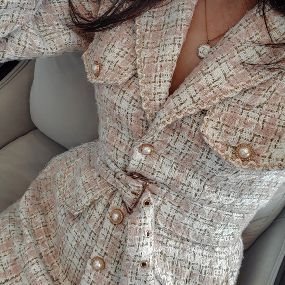 Simons Icone Tweed Dress - Picture 4 of 8